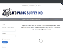 Tablet Screenshot of lfgpartssupply.com